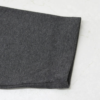 SAINT JAMES [セントジェームス 正規販売店] 20JC OUES LOOSE SOLID - T.CHACOL GREY [20jcls-tcgry] ウェッソンルーズ ソリッド・チャコールグレー・無地・カットソー・長袖・コットン・ボートネック・MEN'S / LADY'S [2026AW]