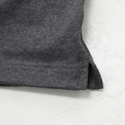 SAINT JAMES [セントジェームス 正規販売店] 20JC OUES LOOSE SOLID - T.CHACOL GREY [20jcls-tcgry] ウェッソンルーズ ソリッド・チャコールグレー・無地・カットソー・長袖・コットン・ボートネック・MEN'S / LADY'S [2026AW]