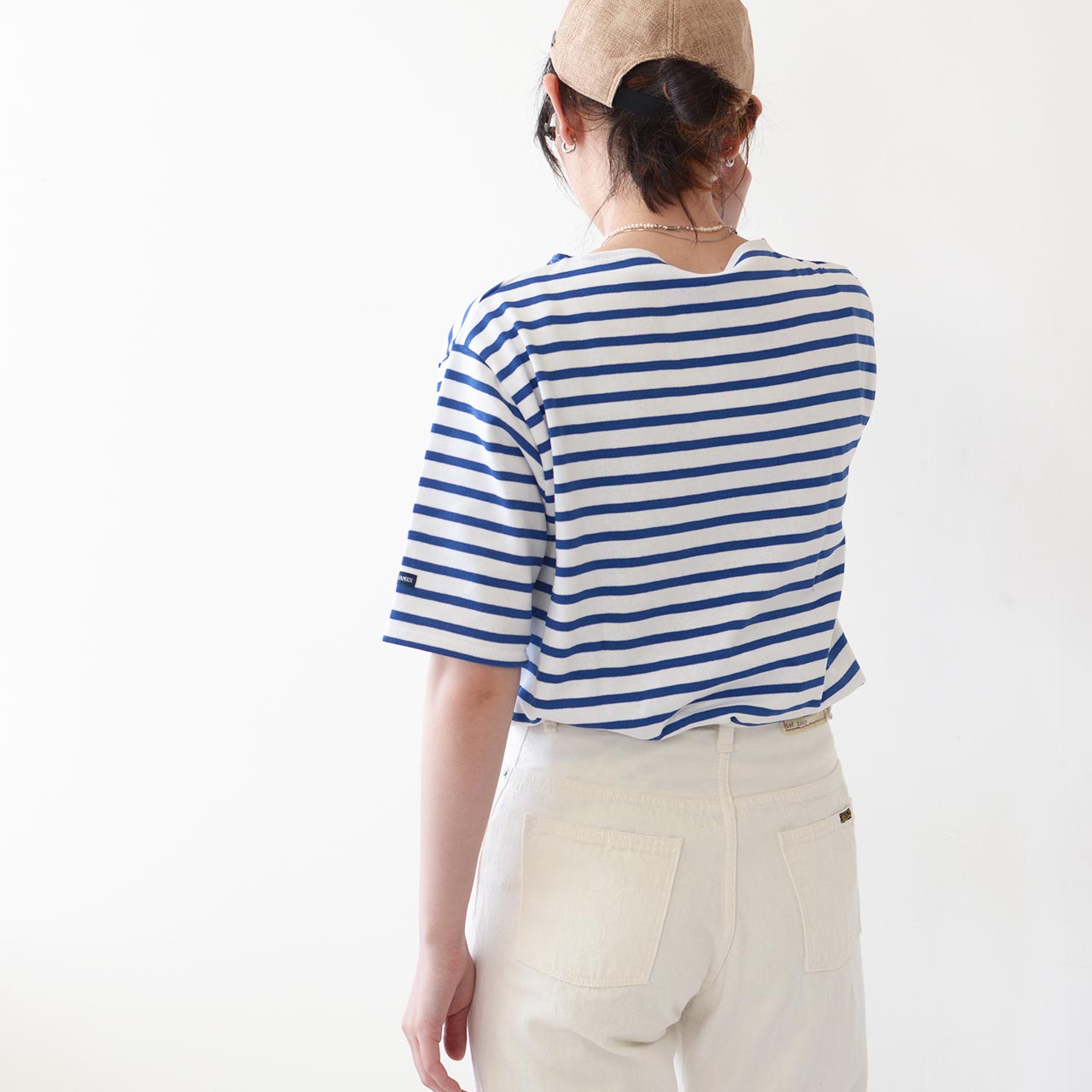 SAINT JAMES [セントジェームス 正規販売店] OUESSANT SHORT SLEEVE SHIRTS BORDER [bo-03jc1325] ウエッソン 半袖 ボーダー[2024SS]