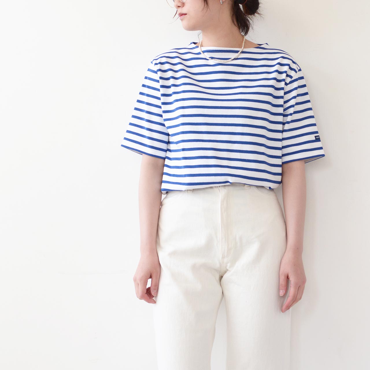 SAINT JAMES [セントジェームス 正規販売店] OUESSANT SHORT SLEEVE SHIRTS BORDER [bo-03jc1325] ウエッソン 半袖 ボーダー[2024SS]