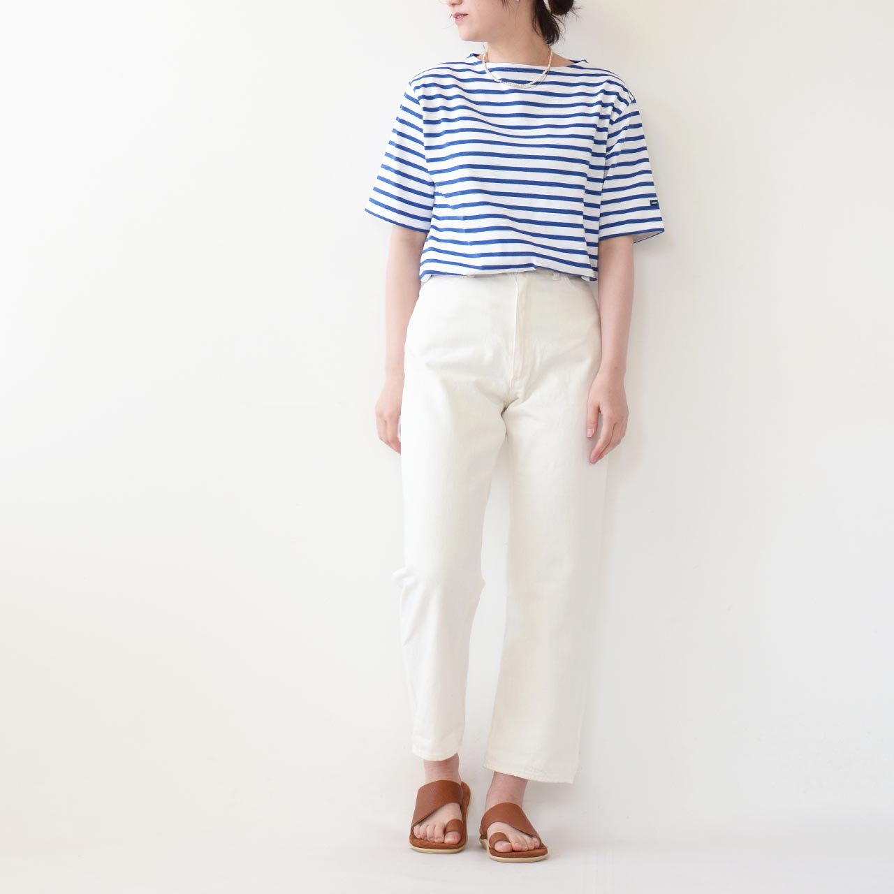 SAINT JAMES [セントジェームス 正規販売店] OUESSANT SHORT SLEEVE SHIRTS BORDER [bo-03jc1325] ウエッソン 半袖 ボーダー[2024SS]