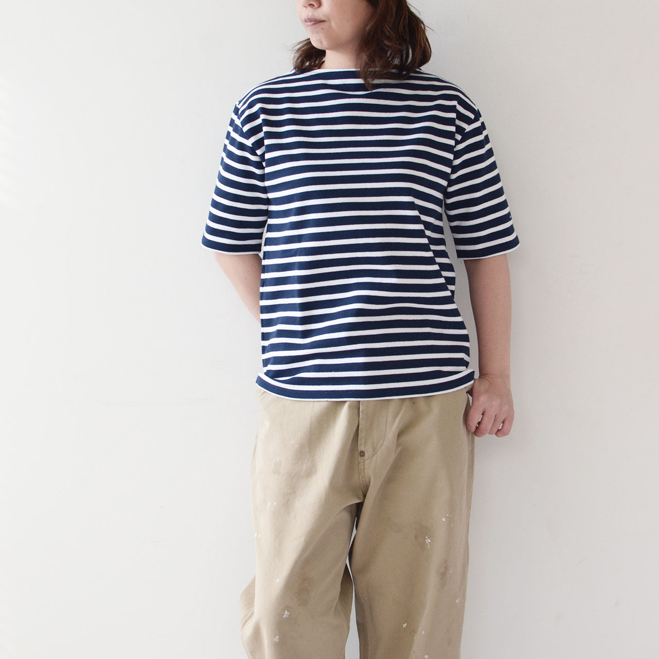 SAINT JAMES [セントジェームス 正規販売店] OUESSANT SHORT SLEEVE SHIRTS BORDER [bo-03jc1325] ウエッソン 半袖 ボーダー[2024SS]