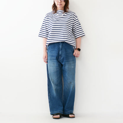 SAINT JAMES [セントジェームス 正規販売店] PRIAC TEE LOOSE BORDER [bo-20jc8733] ピリアックルーズT ボーダー[2024SS]