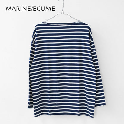 SAINT JAMES [セントジェームス 正規販売店] MORLAIX LOOSE II L/S SOLID [bo-24jcmorl] モーレドロップショルダー 24JC MORL.LOOSE [2025SS]