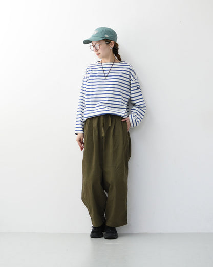 SAINT JAMES [セントジェームス 正規販売店] MORLAIX LOOSE L/S BODER [bo-24jcmorl] モーレルーズドロップショルダー 24JC MORL.LOOSE [2026SS]