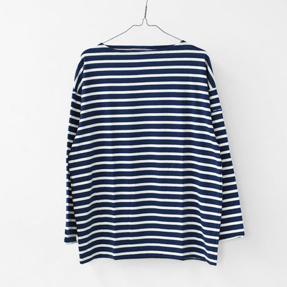 SAINT JAMES [セントジェームス 正規販売店] MORLAIX LOOSE II L/S SOLID [bo-24jcmorl] モーレドロップショルダー 24JC MORL.LOOSE [2025SS]