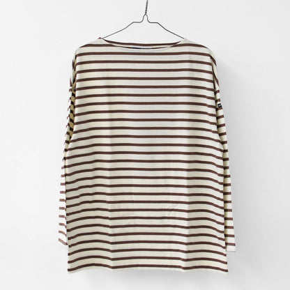 SAINT JAMES [セントジェームス 正規販売店] MORLAIX LOOSE L/S BODER [bo-24jcmorl] モーレルーズドロップショルダー 24JC MORL.LOOSE [2026SS]