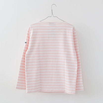 SAINT JAMES [OUESSANT BORDER - DRAGEE×NEIGE] OUESSANT BORDER [bo-dra-nei] ウエッソン ボーダー・ ライトピンク×白 [2025SS]