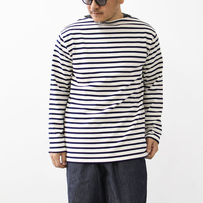 SAINT JAMES [OUESSANT BORDER - ECRU×MARINE]  [bo-ec-mari] ウエッソン ボーダー・生成×紺 [2026SS]