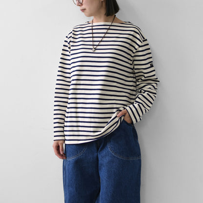 SAINT JAMES [OUESSANT BORDER - ECRU×MARINE]  [bo-ec-mari] ウエッソン ボーダー・生成×紺 [2026SS]