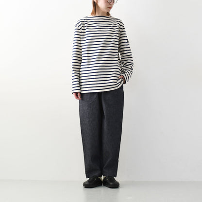 SAINT JAMES [OUESSANT BORDER - ECRU×MARINE]  [bo-ec-mari] ウエッソン ボーダー・生成×紺 [2026SS]