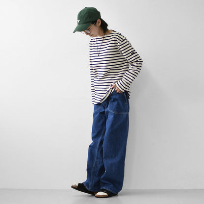 SAINT JAMES [OUESSANT BORDER - ECRU×MARINE]  [bo-ec-mari] ウエッソン ボーダー・生成×紺 [2026SS]