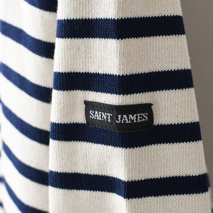 SAINT JAMES [OUESSANT BORDER - ECRU×MARINE]  [bo-ec-mari] ウエッソン ボーダー・生成×紺 [2026SS]