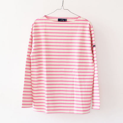 SAINT JAMES 【OUESSANT BORDER - ECRU×NEON】[bo-ec-neon] ウエッソン ボーダー・生成り× ネオンピンク [2024AW]