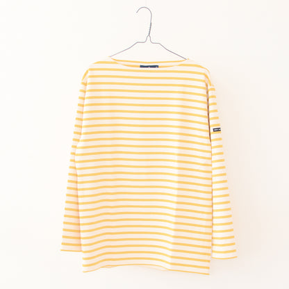 SAINT JAMES [OUESSANT BORDER - ECRU × OCRE] [bo-ec-ocre] ウエッソン ボーダー・生成り×マスタードイエロー [2024AW]