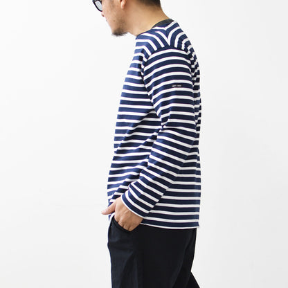 SAINT JAMES [OUESSANT BORDER MARINE×NEIGE] [bo-mari-nei] ウエッソン ボーダー・紺×白 [2025SS]