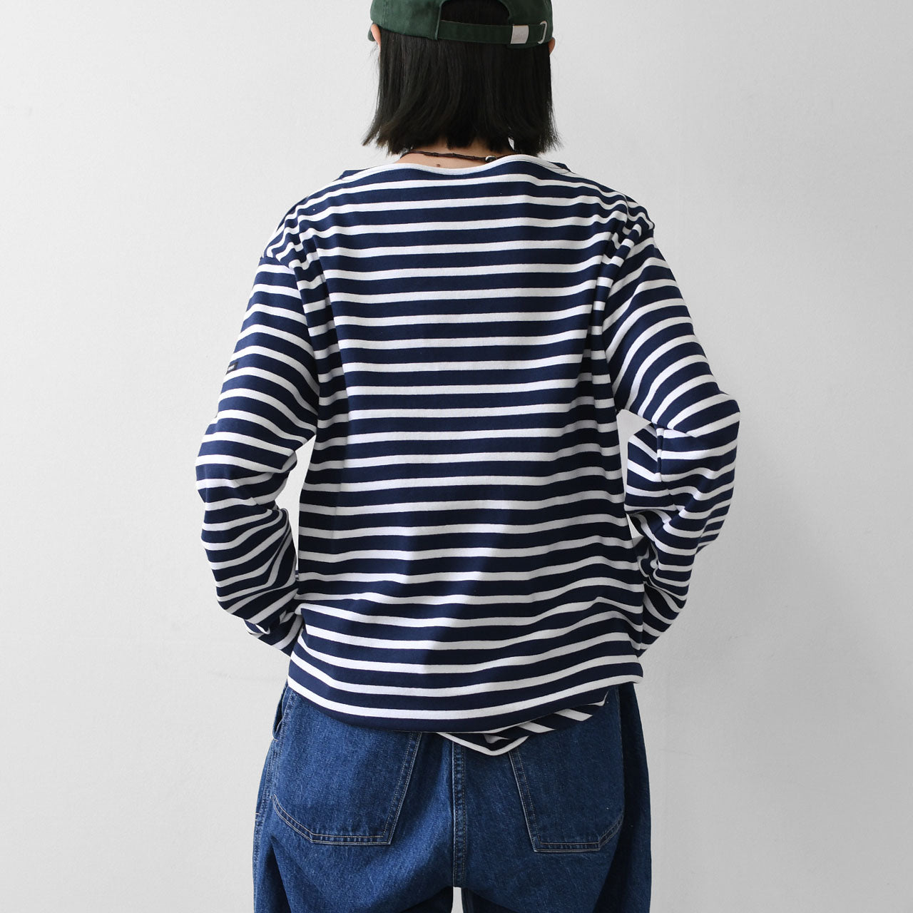 SAINT JAMES [OUESSANT BORDER MARINE×NEIGE] [bo-mari-nei] ウエッソン ボーダー・紺×白 [2025SS]