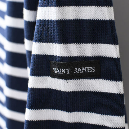 SAINT JAMES [OUESSANT BORDER MARINE×NEIGE] [bo-mari-nei] ウエッソン ボーダー・紺×白 [2025SS]