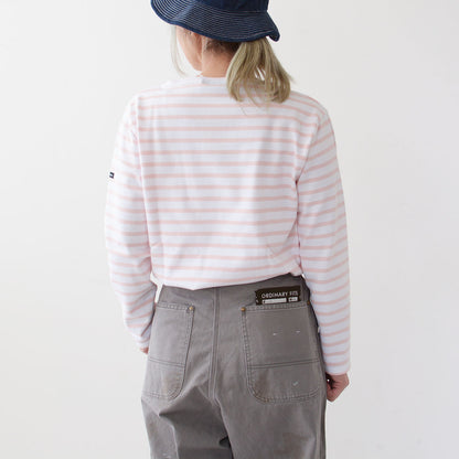 SAINT JAMES [OUESSANT BORDER - NEIGE×DRAGEE] [bo-nei-dra] ウエッソン ボーダー・ 白×ライトピンク [2026SS]