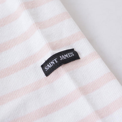 SAINT JAMES [OUESSANT BORDER - NEIGE×DRAGEE] [bo-nei-dra] ウエッソン ボーダー・ 白×ライトピンク [2026SS]