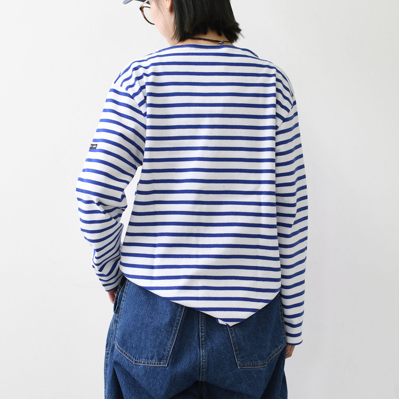 SAINT JAMES  [OUESSANT BORDER - NEIGE×GITANE] [bo-nei-git] ウエッソン ボーダー・白×青 [2026SS]