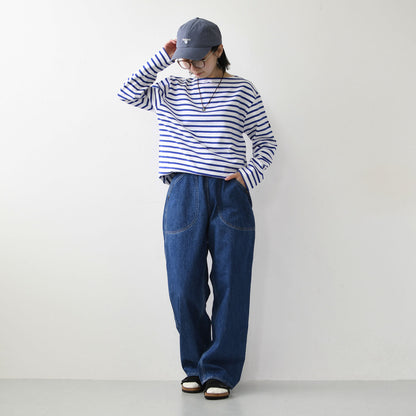 SAINT JAMES  [OUESSANT BORDER - NEIGE×GITANE] [bo-nei-git] ウエッソン ボーダー・白×青 [2026SS]