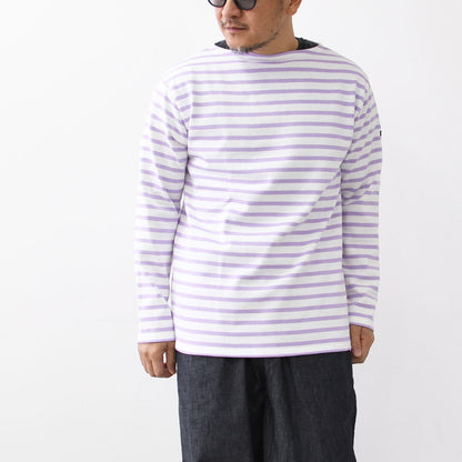 SAINT JAMES [OUESSANT BORDER NEIGE×LILAS] [bo-nei-lilas] ウエッソン ボーダー・白×ﾗｲﾗｯｸ [2025SS]