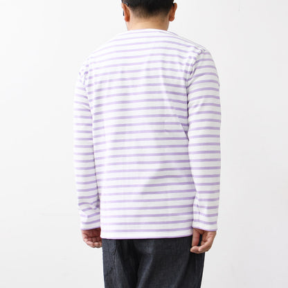 SAINT JAMES [OUESSANT BORDER NEIGE×LILAS] [bo-nei-lilas] ウエッソン ボーダー・白×ﾗｲﾗｯｸ [2025SS]