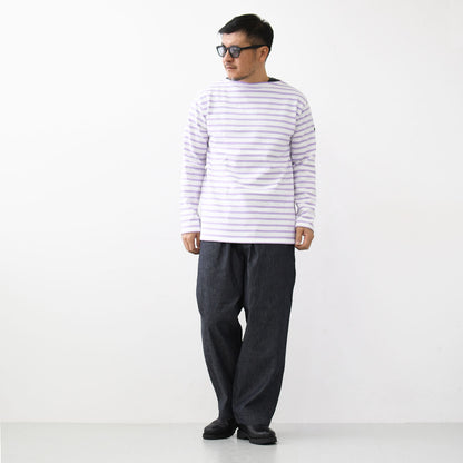 SAINT JAMES [OUESSANT BORDER NEIGE×LILAS] [bo-nei-lilas] ウエッソン ボーダー・白×ﾗｲﾗｯｸ [2025SS]