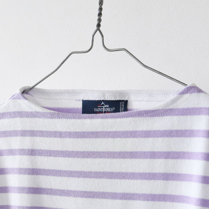 SAINT JAMES [OUESSANT BORDER NEIGE×LILAS] [bo-nei-lilas] ウエッソン ボーダー・白×ﾗｲﾗｯｸ [2025SS]