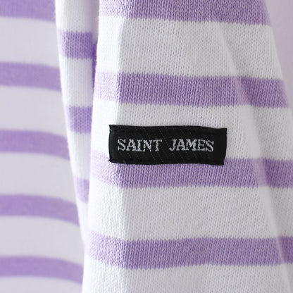 SAINT JAMES [OUESSANT BORDER NEIGE×LILAS] [bo-nei-lilas] ウエッソン ボーダー・白×ﾗｲﾗｯｸ [2025SS]