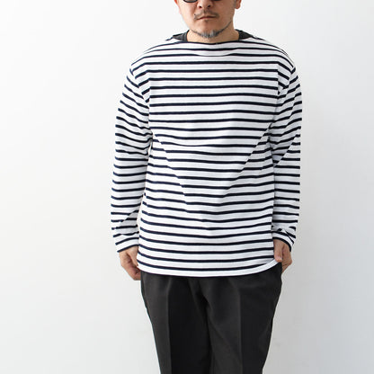 SAINT JAMES [OUESSANT BORDER - NEIGE×MARINE] [bo-nei-mar]ウエッソン ボーダー・白×紺 [2026SS]