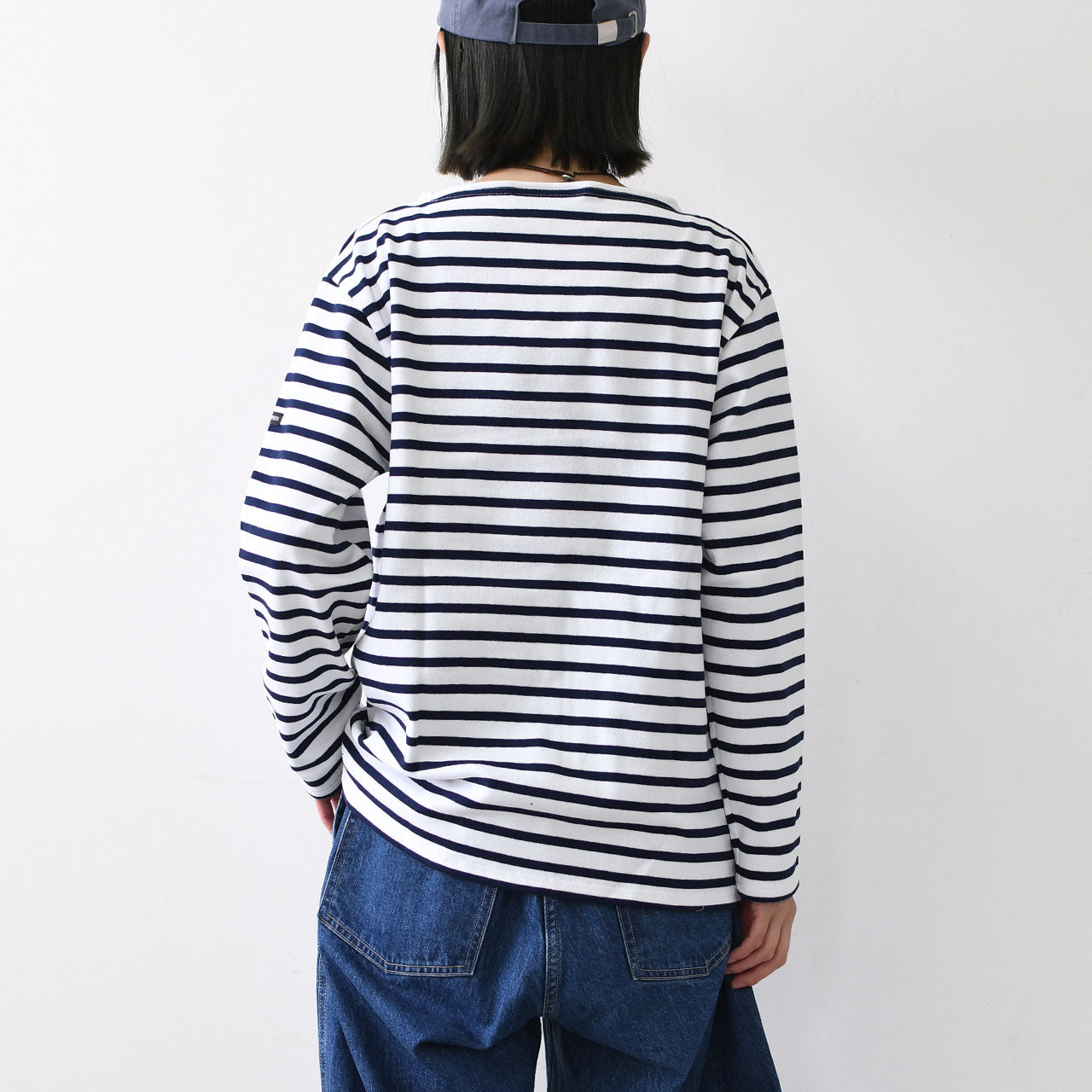 SAINT JAMES [OUESSANT BORDER - NEIGE×MARINE] [bo-nei-mar]ウエッソン ボーダー・白×紺 [2026SS]