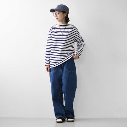 SAINT JAMES [OUESSANT BORDER - NEIGE×MARINE] [bo-nei-mar]ウエッソン ボーダー・白×紺 [2026SS]