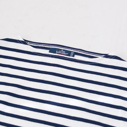 SAINT JAMES [OUESSANT BORDER - NEIGE×MARINE] [bo-nei-mar]ウエッソン ボーダー・白×紺 [2026SS]