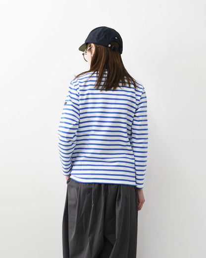 SAINT JAMES  [OUESSANT BORDER - NEIGE×MER] [bo-nei-mer] ウエッソン ボーダー・白×メールブルー [2026SS]