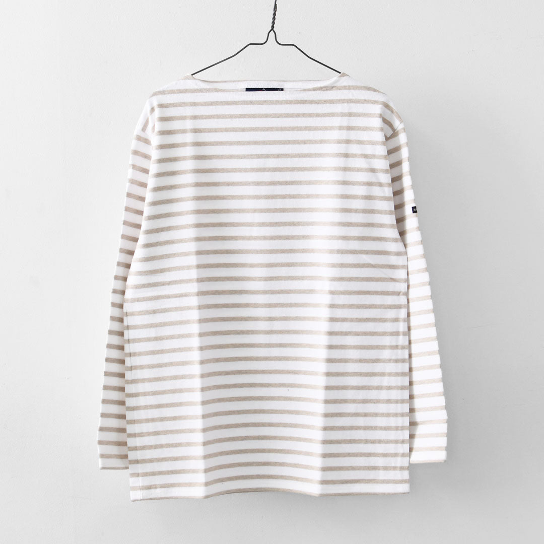 SAINT JAMES  [OUESSANT BORDER - NEIGE×NATUREL] [bo-nei-nat] ウエッソン ボーダー・白×ナチュラルベージュ [2026SS]