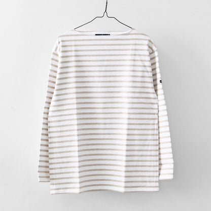 SAINT JAMES  [OUESSANT BORDER - NEIGE×NATUREL] [bo-nei-nat] ウエッソン ボーダー・白×ナチュラルベージュ [2026SS]