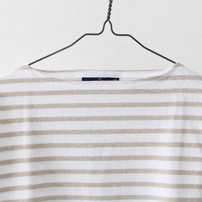 SAINT JAMES  [OUESSANT BORDER - NEIGE×NATUREL] [bo-nei-nat] ウエッソン ボーダー・白×ナチュラルベージュ [2026SS]