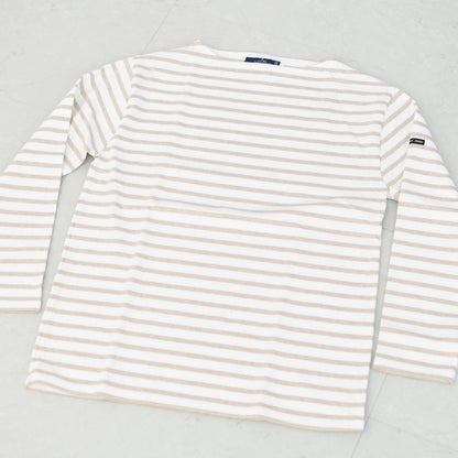 SAINT JAMES  [OUESSANT BORDER - NEIGE×NATUREL] [bo-nei-nat] ウエッソン ボーダー・白×ナチュラルベージュ [2026SS]