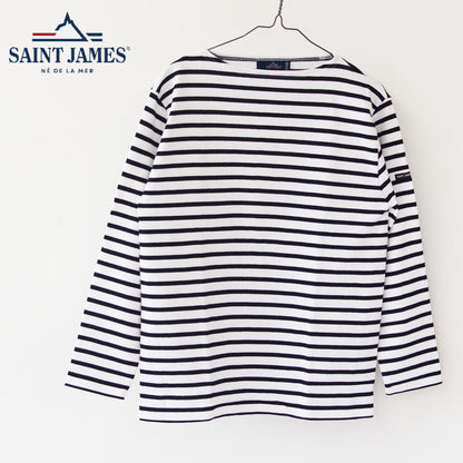 SAINT JAMES [OUESSANT BORDER - NEIGE×NOIR] [bo-nei-noi] ウエッソン ボーダー・白×黒 [2026SS]