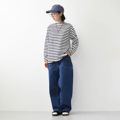 SAINT JAMES [OUESSANT BORDER - NEIGE×NOIR] [bo-nei-noi] ウエッソン ボーダー・白×黒 [2026SS]