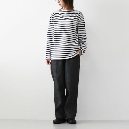 SAINT JAMES [OUESSANT BORDER - NEIGE×NOIR] [bo-nei-noi] ウエッソン ボーダー・白×黒 [2026SS]