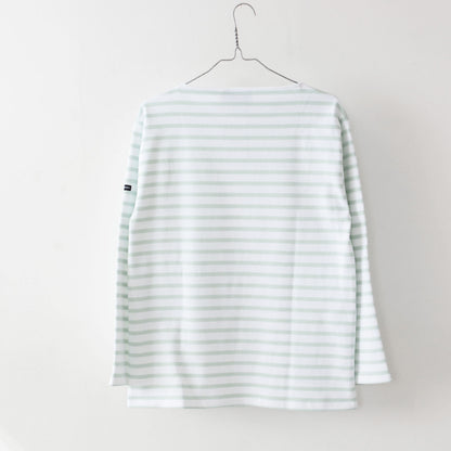 SAINT JAMES [OUESSANT BORDER - NEIGE × WATERMELON] [bo-nei-wmel] ウエッソン ボーダー・白×ウォーターブルー [2024SS]