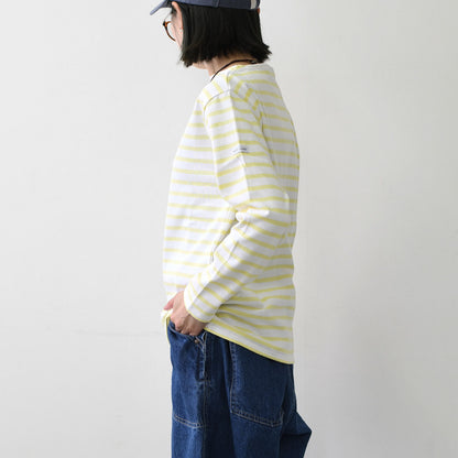 SAINT JAMES [OUESSANT BORDER NEIGE× ZESTE] [bo-nei-zes] ウエッソン ボーダー・白×レモンイエロー [2026SS]