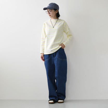 SAINT JAMES [OUESSANT BORDER NEIGE× ZESTE] [bo-nei-zes] ウエッソン ボーダー・白×レモンイエロー [2026SS]