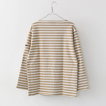 SAINT JAMES [OUESSANT BORDER SABLE×NEIGE] [bo-sab-nei] セントジェームス 正規販売店・ウエッソン ボーダー・ﾍﾞｰｼﾞｭ×白 [2025SS]