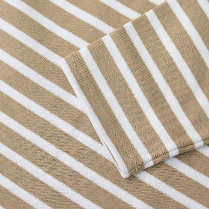 SAINT JAMES [OUESSANT BORDER SABLE×NEIGE] [bo-sab-nei] セントジェームス 正規販売店・ウエッソン ボーダー・ﾍﾞｰｼﾞｭ×白 [2025SS]