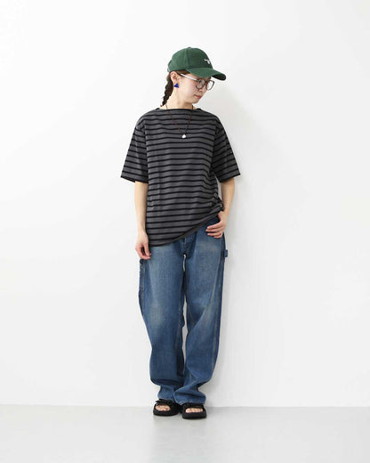 SAINT JAMES [PIRIAC BORDER - META×NOIR] [pb-met-nior] セントジェームス 正規販売店・ピリアック ボーダー・メタルグレー×黒・MEN'S / LADY'S [2026SS]