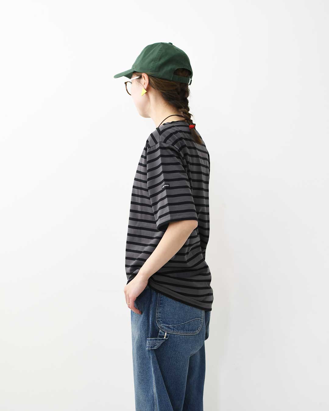 SAINT JAMES [PIRIAC BORDER - META×NOIR] [pb-met-nior] セントジェームス 正規販売店・ピリアック ボーダー・メタルグレー×黒・MEN'S / LADY'S [2026SS]